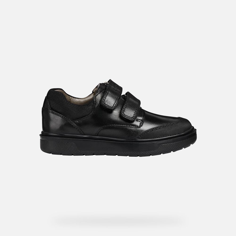 Geox Sneakers Black Riddock - Geox Boys Shoes - YKUAJR042